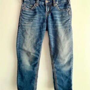 Silver Jeans Co. Capri Jeans And Sweats Joga Women’s Size W29 L24, EUC